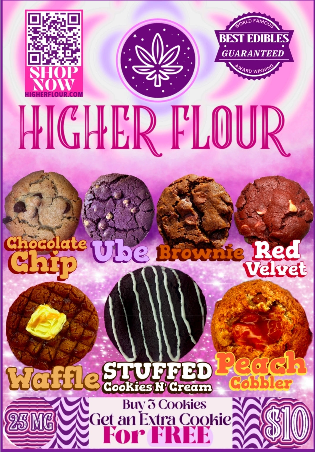 Fresh Baked, Gourmet Cookies